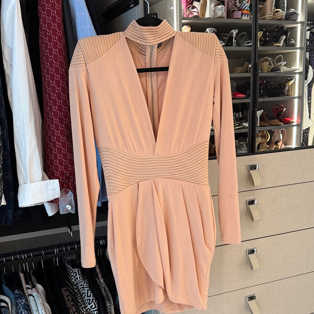 Zhivago Peach Long Sleeve Dress